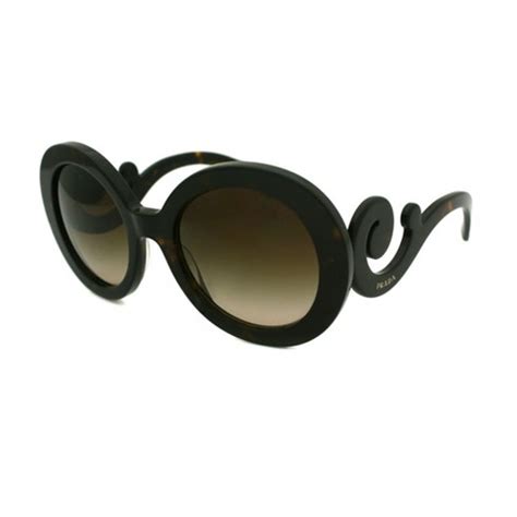 Prada 2au6s1 Womens Round Sunglasses Havana 55mm 